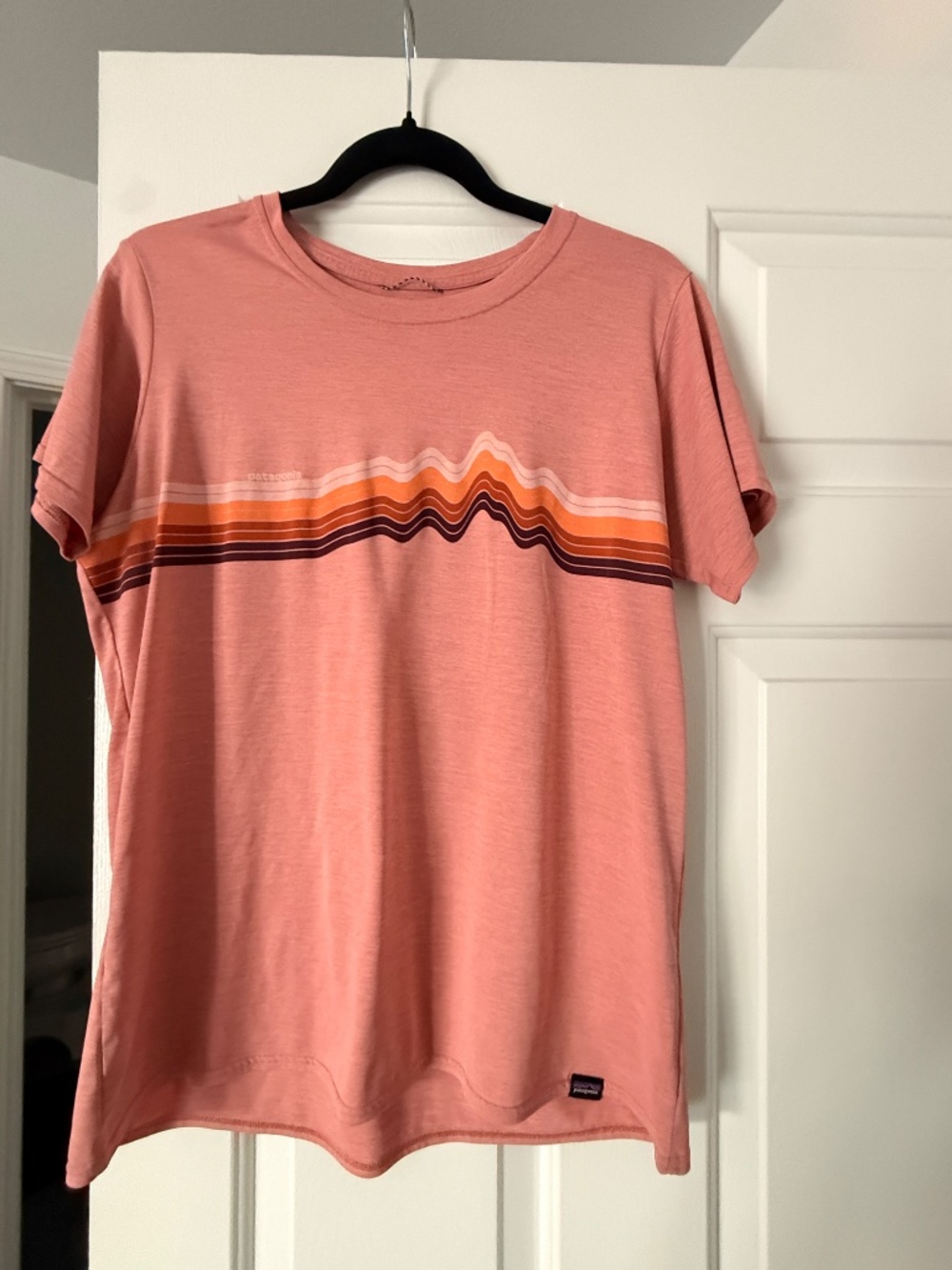 Patagonia Capilene Cool Daily Graphic T-Shirt - Women's LARGE PINK - Picture 3 of 6